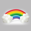Rainbow balloon BK 10