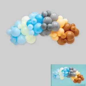 Balloonkit-28303 Balloon Garland Sweet Party Blue GD003