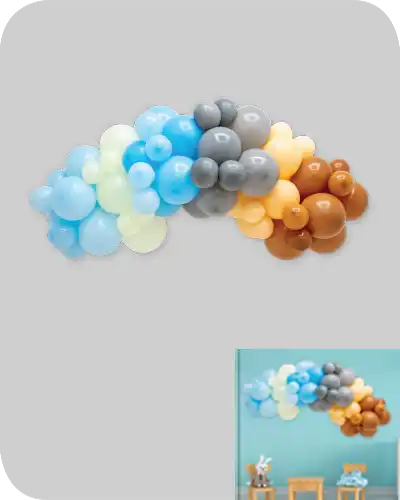 Balloonkit-28303 Balloon Garland Sweet Party Blue GD003