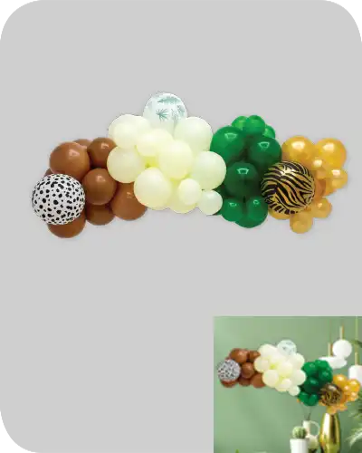 Balloonkit-28305 Balloon Garland Jungle Party GD005
