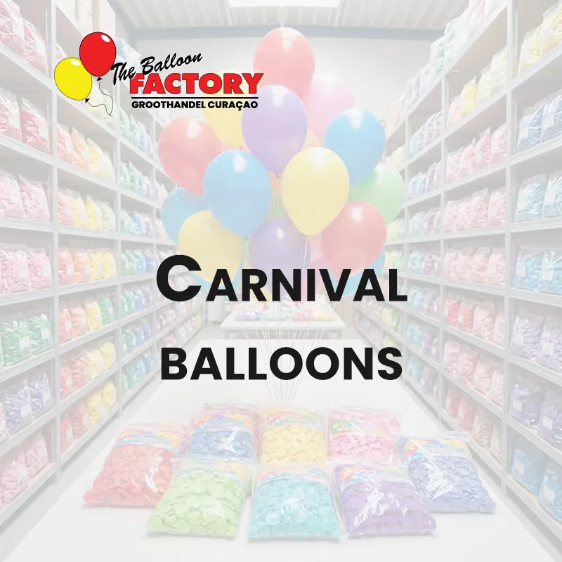 Carnaval ballonnen - The Balloon Factory GroothandelmCuraçao