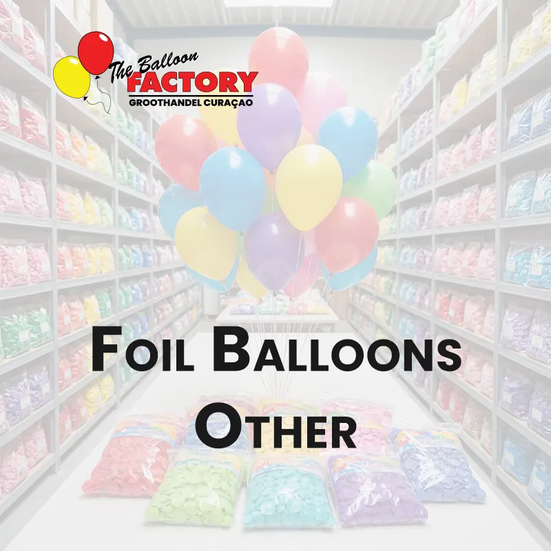 Folie Ballonnen overig - The Balloon Factory Groothandel Curacao