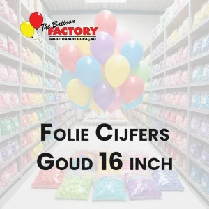 Folie Cijfers Goud 16 inch - The Balloon Factory Groothandel Curacao_ Folie Cijfers Goud 16 inch - The Balloon Factory Groothandel Curacao_