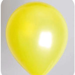Metallic-Parel-Ballonnen-The-Balloon-FactoryNo-21 Ballon no. 5 metallic geel