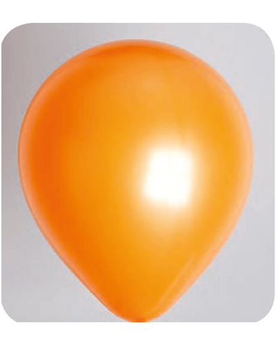 Metallic-Parel-Ballonnen-The-Balloon-FactoryNo-24 Ballon no. 5 metallic oranje
