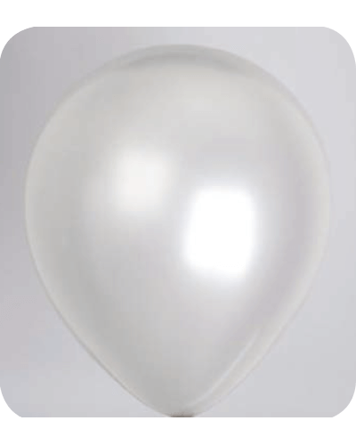 Metallic-Parel-Ballonnen-The-Balloon-FactoryNo-26 Ballon no. 36 metallic zilver