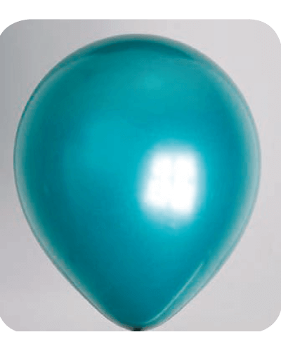Metallic-Parel-Ballonnen-The-Balloon-FactoryNo-29 Ballon no. 14 metallic zeegroen