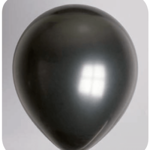 Metallic-Parel-Ballonnen-The-Balloon-FactoryNo-30 Ballon no. 5 metallic zwart
