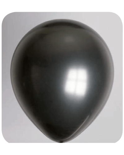 Metallic-Parel-Ballonnen-The-Balloon-FactoryNo-30 Ballon no. 5 metallic zwart