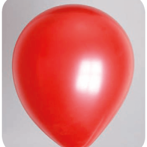 Metallic-Parel-Ballonnen-The-Balloon-FactoryNo-31 Ballon no. 5 metallic rood