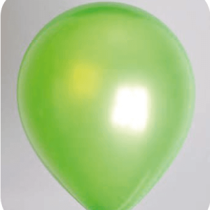 Metallic-Parel-Ballonnen-The-Balloon-FactoryNo-35 Ballon no. 5 parel limoengroen