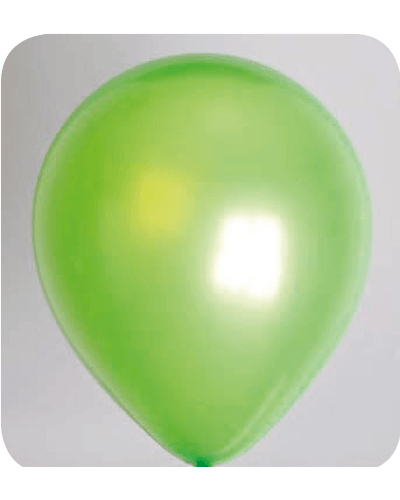 Metallic-Parel-Ballonnen-The-Balloon-FactoryNo-35 Ballon no. 24 parel limoengroen