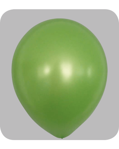 Metallic-Parel-Ballonnen-The-Balloon-FactoryNo-38 Ballon no. 5 metallic grasgroen