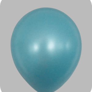 Ballon no. 12 metallic aqua