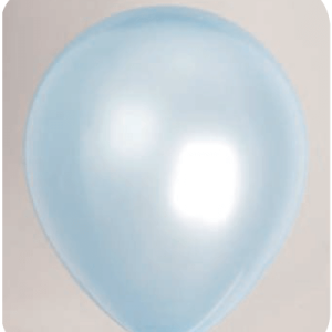 Metallic-Parel-Ballonnen-The-Balloon-FactoryNo-71 Ballon no. 5 parel lichtblauw