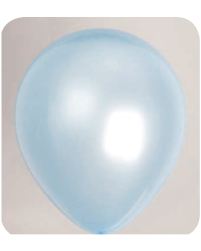 Metallic-Parel-Ballonnen-The-Balloon-FactoryNo-71 Ballon no. 5 parel lichtblauw