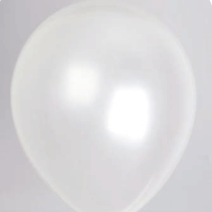 Metallic-Parel-Ballonnen-The-Balloon-FactoryNo-72 Ballon no. 5 parel wit