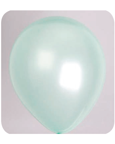 Metallic-Parel-Ballonnen-The-Balloon-FactoryNo-75 Ballon no. 12 parel lichtgroen
