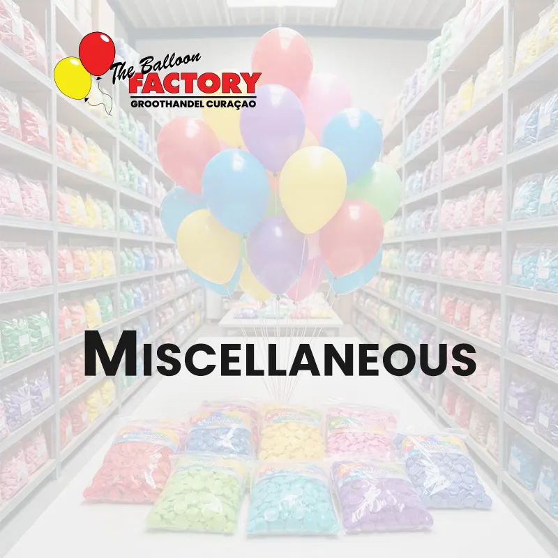 Diversen - The Balloon Factory Groothandel Curacao