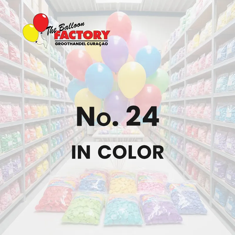 No. 24 on color - The Balloon Factory GroothandelmCuraçao