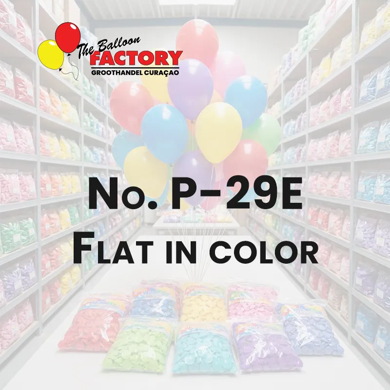 No. P-29E Plated in color - The Balloon Factory GroothandelmCuraçao