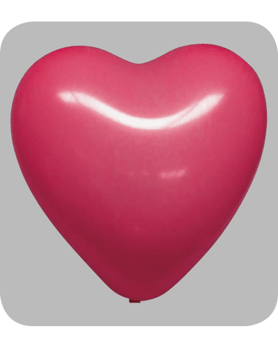 Pastel Decoration Heart Balloons No-06 Hartballon no. 28 rood