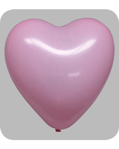 Pastel Decoration Heart Balloons No-07 Hartballon no. 28 rose
