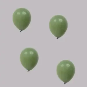 Pastel-decoratie-ballonnen-No.15-VT Ballon no. 12 moss vintage