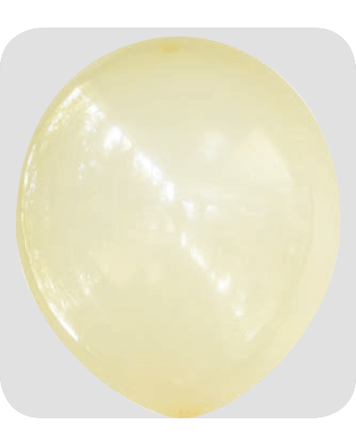 Pastel-decoratie-ballonnenNo-241BB Ballon no. 12 yellow bubble