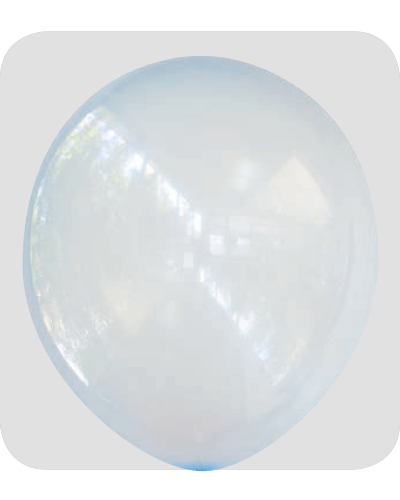 Pastel-decoratie-ballonnenNo-244BB Ballon no. 12 blue bubble