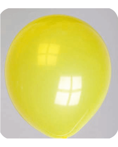 Pastel-decoratie-ballonnenNo-41 Ballon no. 5 kristal geel