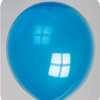 Ballon no. 24 kristal marineblauw