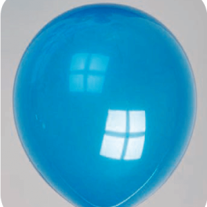 Pastel-decoratie-ballonnenNo-43 Ballon no. 10 kristal marineblauw
