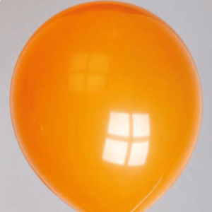Pastel-decoratie-ballonnenNo-47 Ballon no. 10 kristal oranje