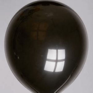 Ballon no. 10 zwart