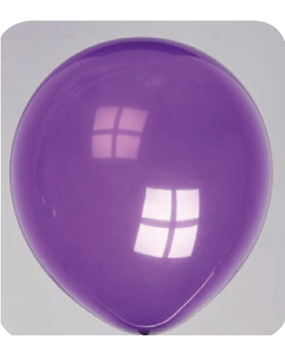 Pastel-decoratie-ballonnenNo-49 Ballon no. 36 kristal donkerpaars