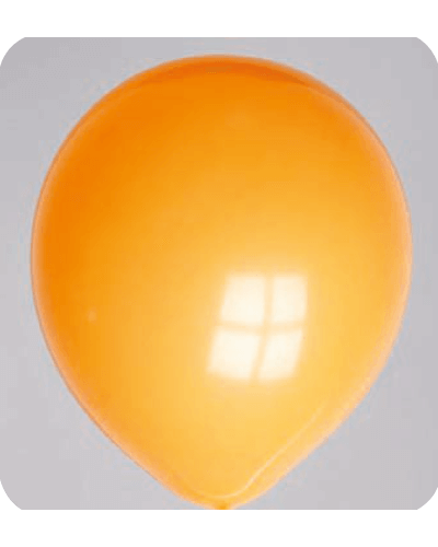 Pastel-decoratie-ballonnenNo-5 Ballon no. 10 oranje