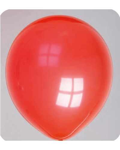 Pastel-decoratie-ballonnenNo-50 Ballon no. 5 kristal helderrood