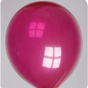 Ballon no. 5 kristal robijnrood