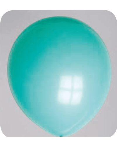 Pastel decoration balloons No-54 Ballon no. 5 jadegroen