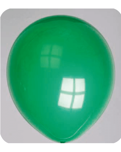 Pastel-decoratie-ballonnenNo-55 Ballon no. 36 kristal smaragdgroen