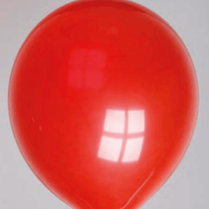Pastel decoration balloons No-58 Ballon no. 10 kristal kersenrood