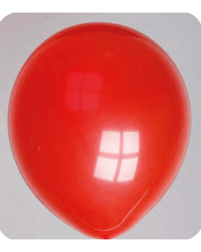 Pastel-decoratie-ballonnenNo-58 Ballon no. 36 kristal kersenrood