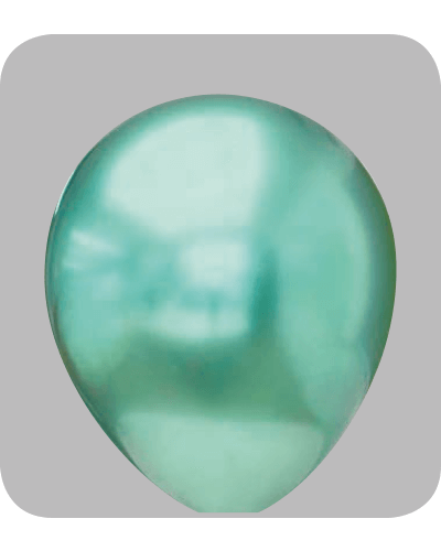 Platinum-Ballonnen-The-Balloon-FactoryNo-75-PM Ballon no. 11 platinum green
