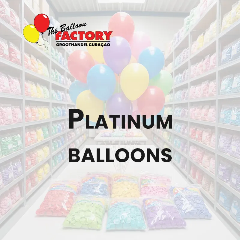 Platinum ballonnen - The Balloon Factory GroothandelmCuraçao