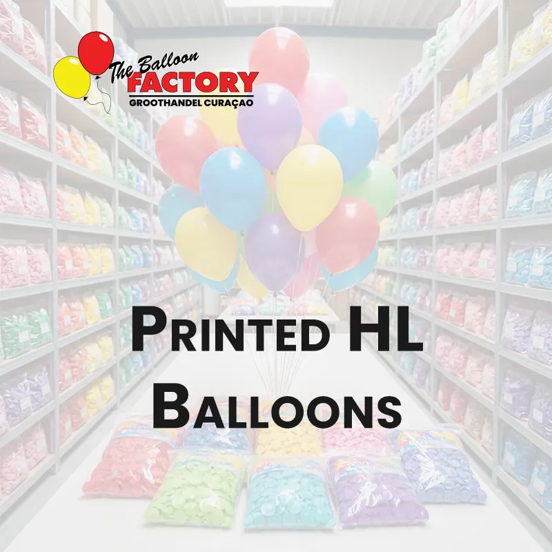 Printed Balloons HL The Balloon Factory Wholesale Curacao