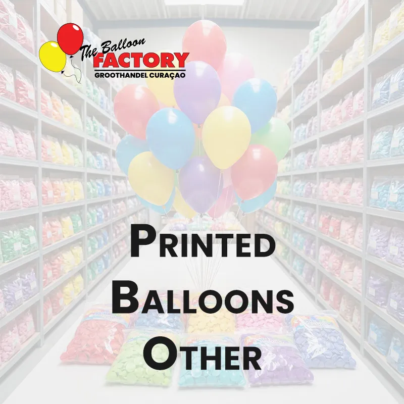 Bedrukte Ballonnen OverigL The Balloon Factory Groothandel Curacao