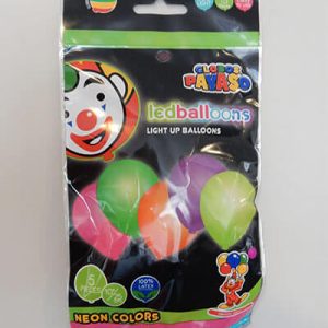 Speciale-kleinverpakkingen2646 BALLONS MET GEKLEURD LED LICHT