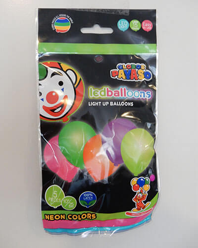 Speciale-kleinverpakkingen2646 BALLONS MET WIT LED LICHT