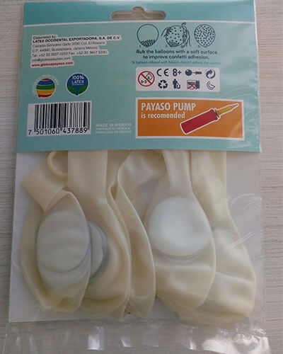 Speciale-kleinverpakkingenConfetti-Zilver-Back-2602 BALLONS MET CONFETTI NO. 12
